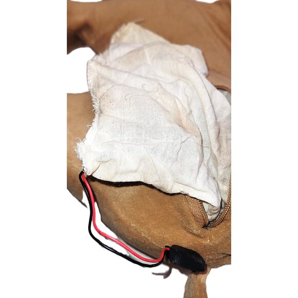 18" Rare 80s Vintage Talking Happy Puppy Shar Pei By Cuddle Wit Inc MUTE - Picture 10 of 14